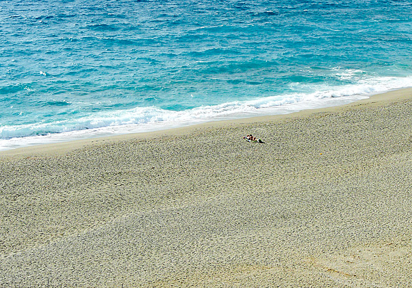 Triopetra beach i Rethymnon län på södra Kreta.