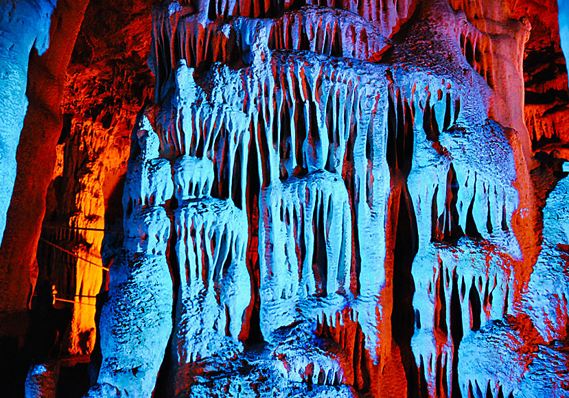 Sendoni cave nära Anogia på Kreta.