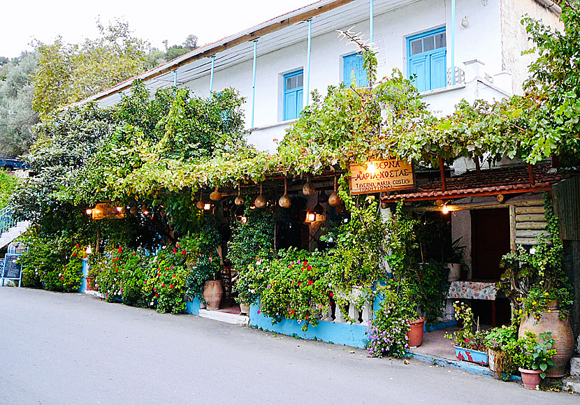 Taverna Maria & Kostas i Spili är en mycket bra restaurang.