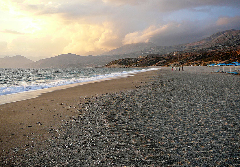 Stranden i Triopetra. Kreta.