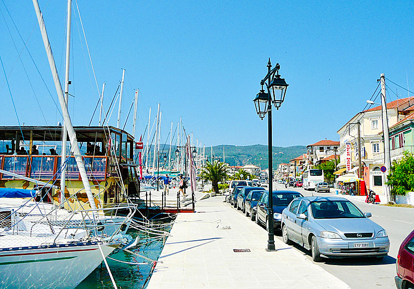 Lefkas Marina. Segelbåtar.