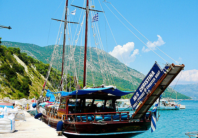 Utflykt med MS Christina på Lefkas.