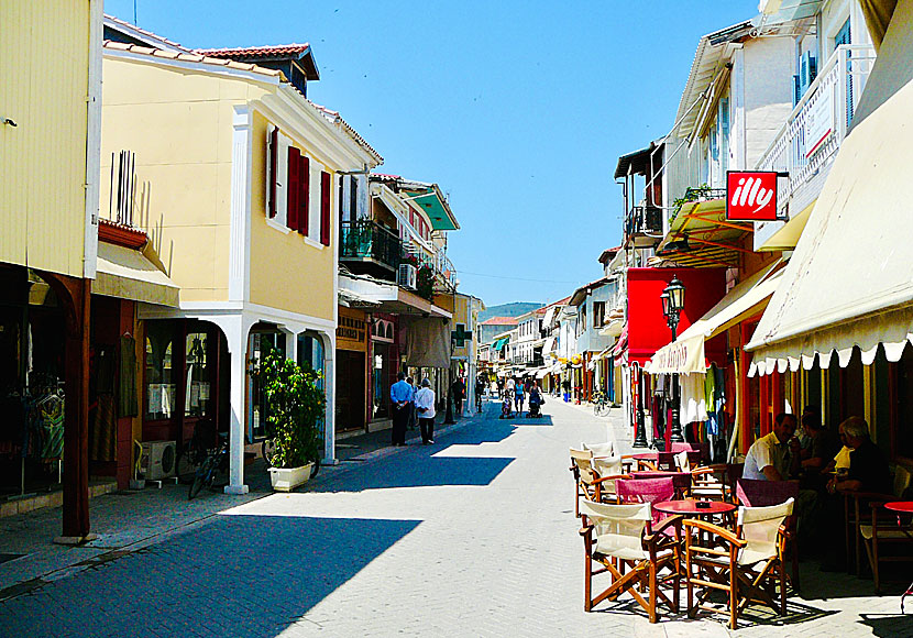 Wilhelm Dörpfeld street. Lefkas.