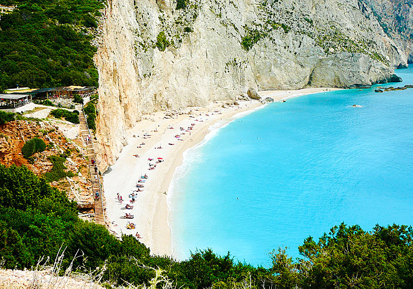 Porto Katsiki på Lefkas västkust