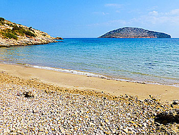 Agia Kioura beach på Leros.