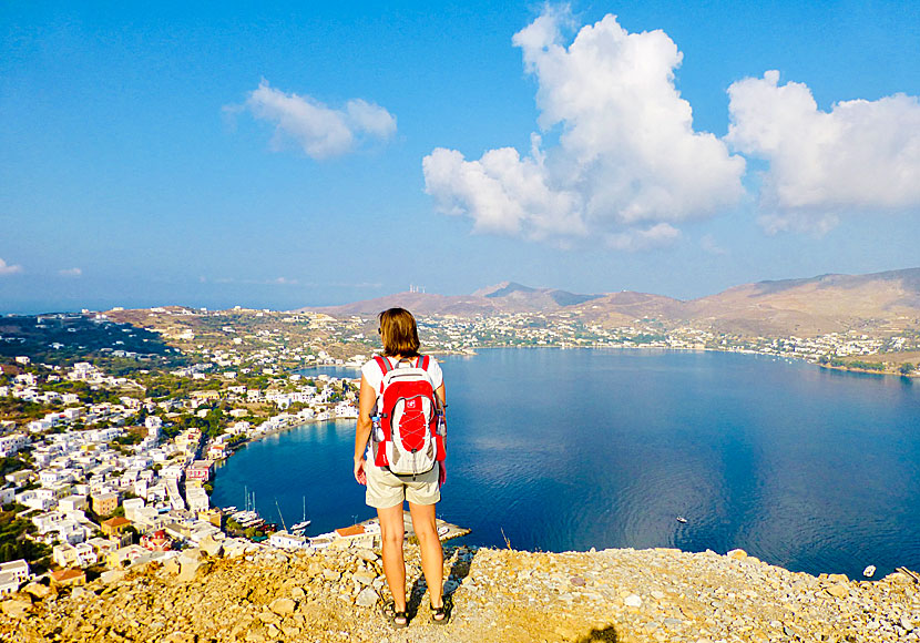 Agia Marina och Alinda från Castle of Panteli på Leros.