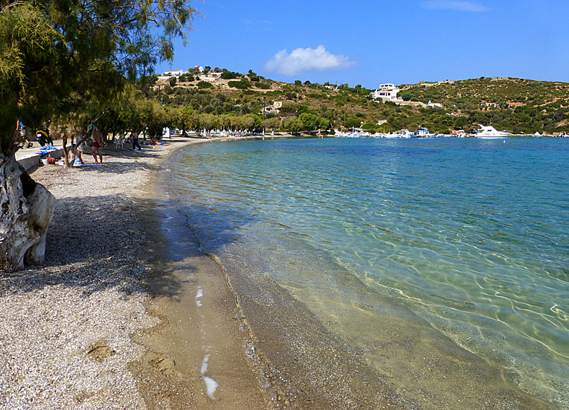 Blefoutis beach på Leros.