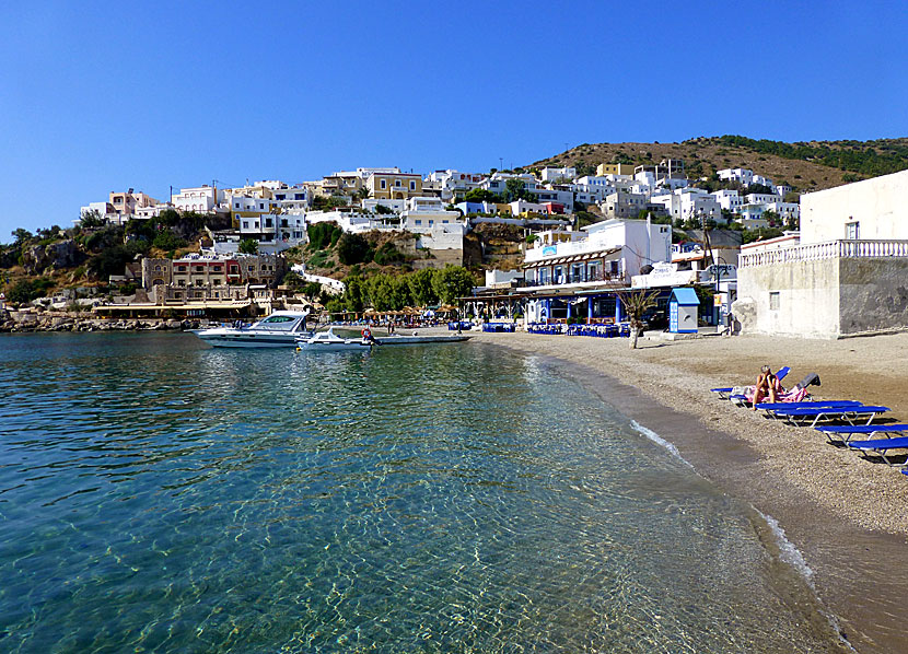 Panteli beach på Leros.