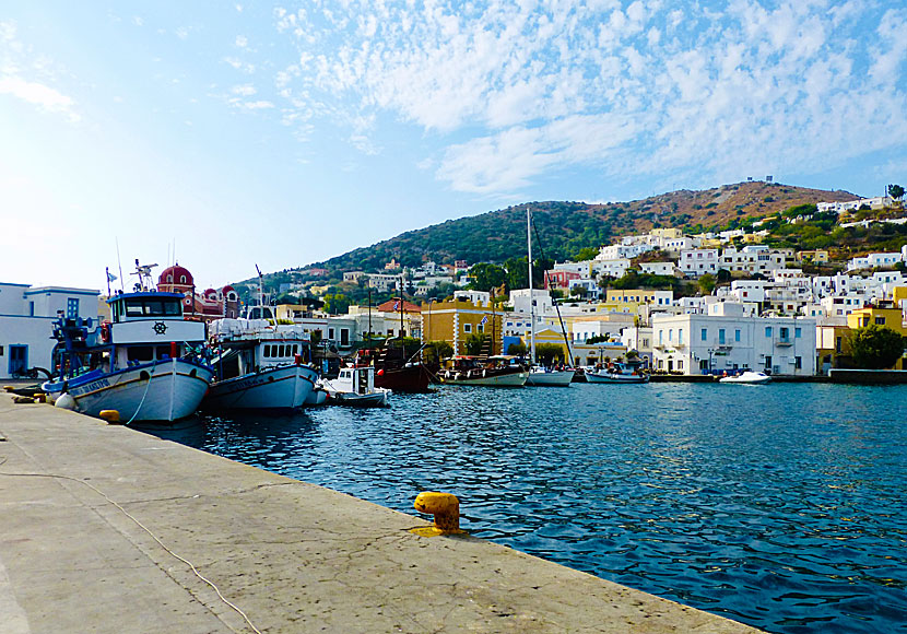 Hamnen i Agia Marina på Leros.