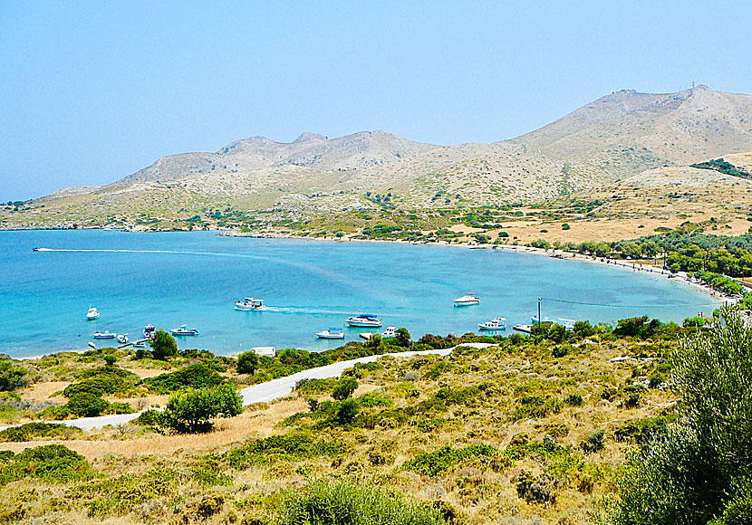 Blefoutis Bay på Leros i Grekland.