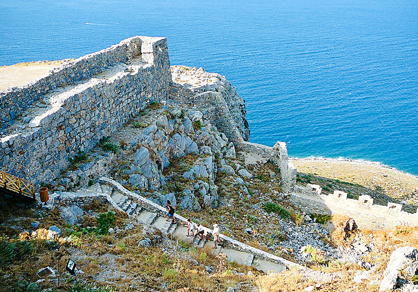 Borgen Kastro på Leros i Dodekaneserna.