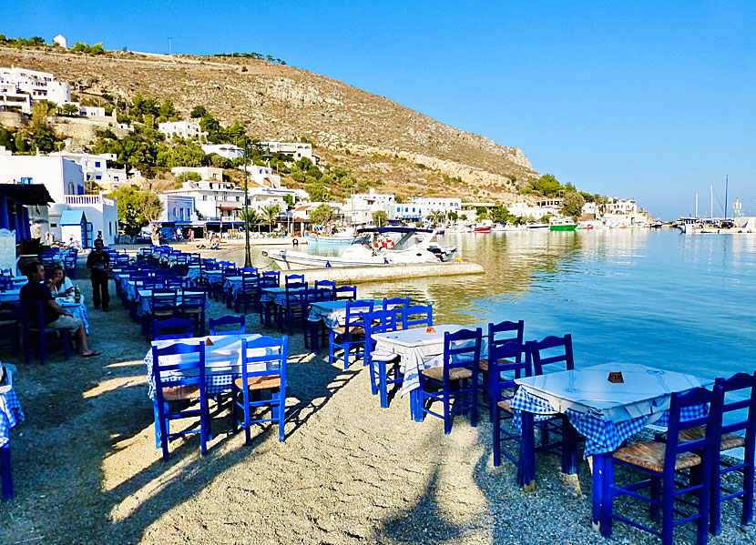 Missa inte att äta lunch Panteli när du har besökt Castle of Platanos på Leros.