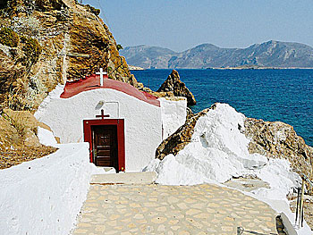 Panagia Kavouradena på Leros.