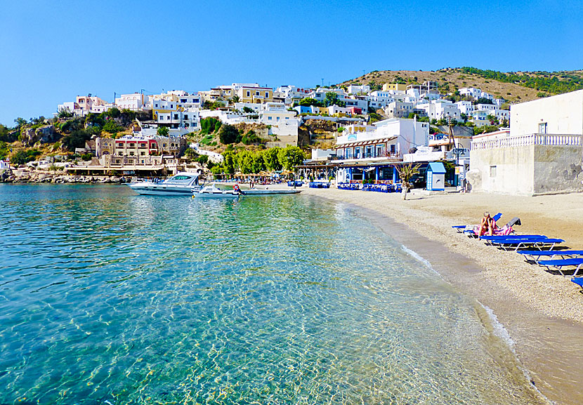 Panteli beach på Leros.