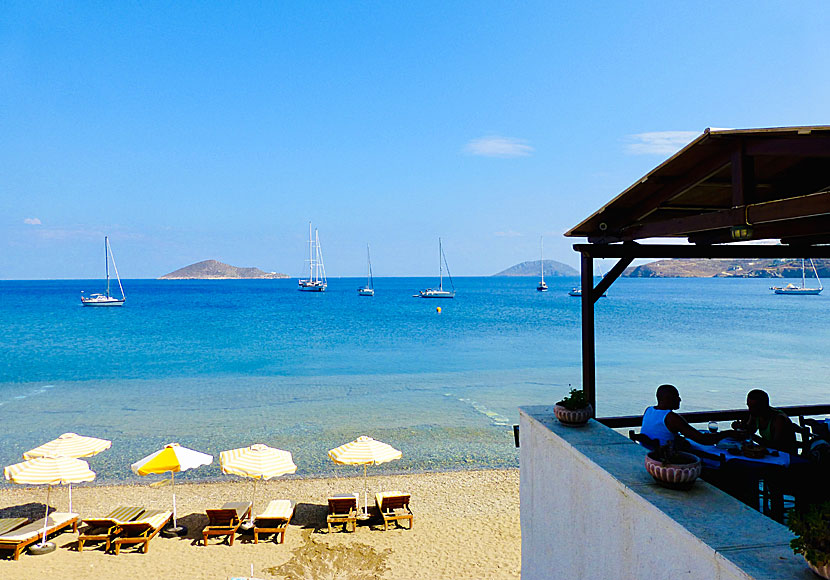 Taverna Paradisos i Vromolithos på Leros.