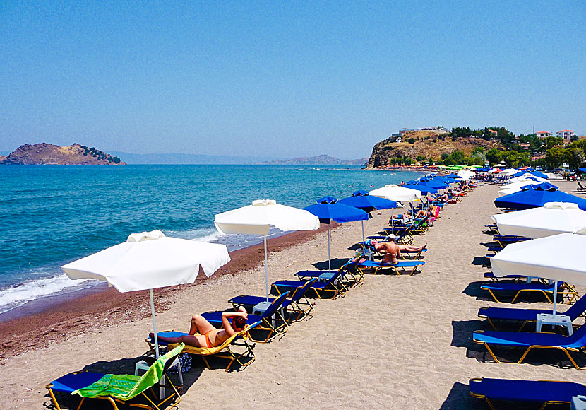 Anaxos beach. Lesbos.