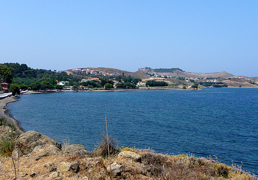 Eftalou och Molyvos på Lesbos.