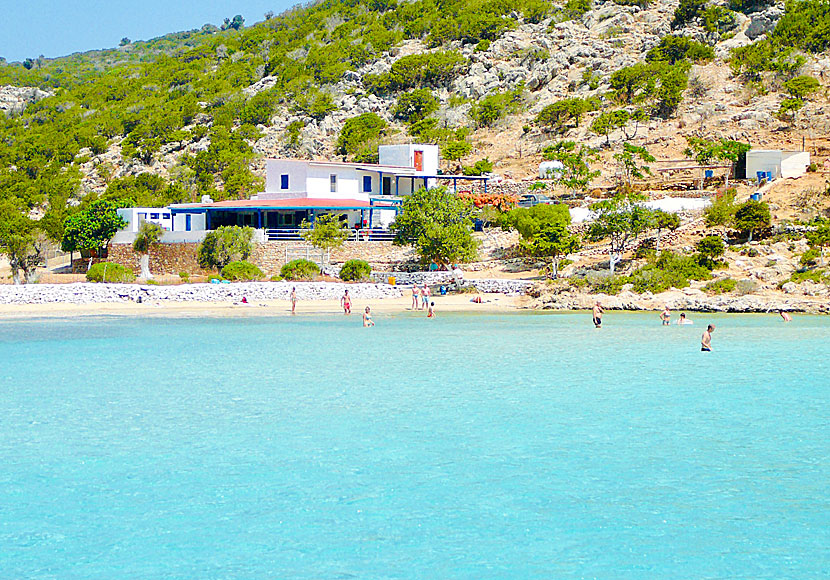 Platys Gialos beach. Lipsi. Greece.