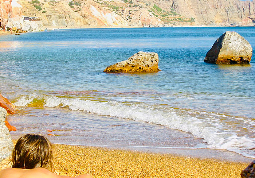 Kalimera beach på Milos.