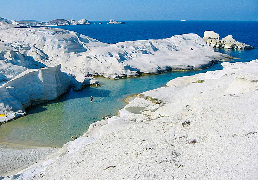 Sarakiniko. Milos. Kreikka.