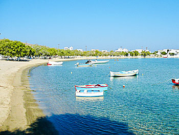 Pollonia beach på Milos.