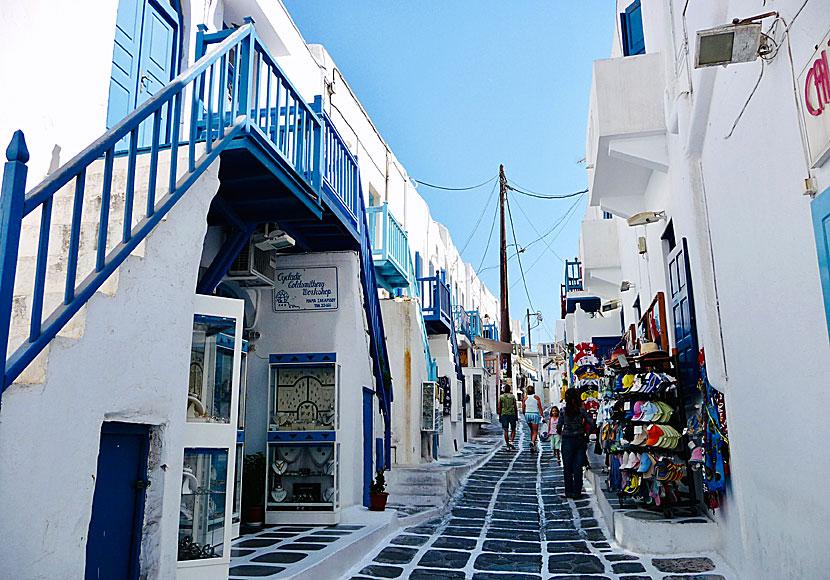 Mykonos stad. Chora.