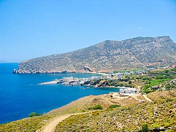 Byn Apollonas på Naxos.