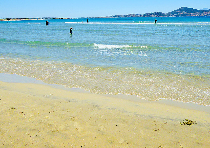 Agios Georgios (Saint George) beach på Naxos.