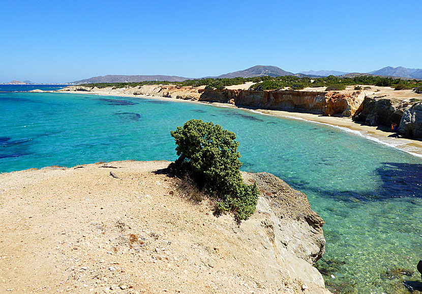 Naxos bästa stränder. Hawaii beach.