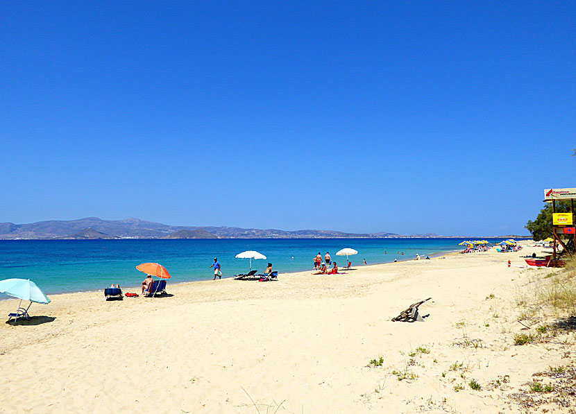 Naxos bästa stränder. Maragas beach.