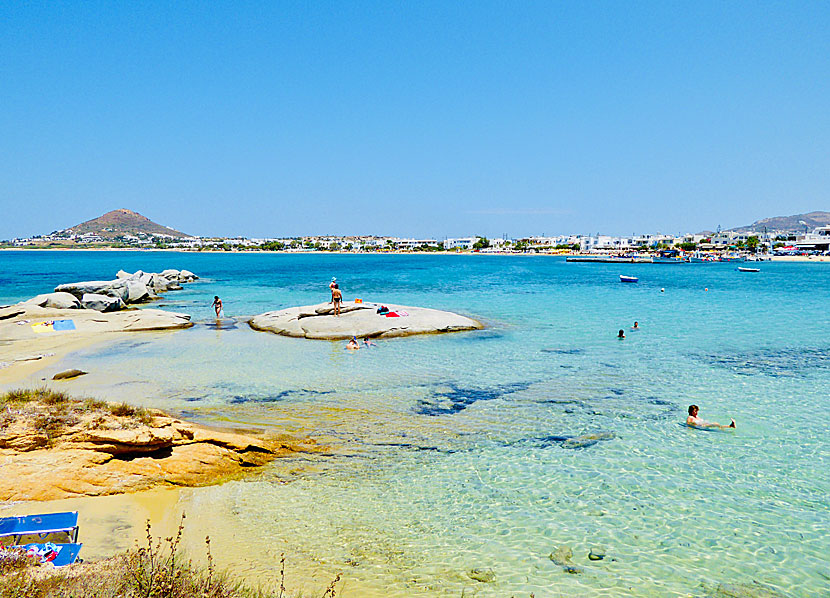 Agia Anna Paradiso beach på Naxos i Grekland. 