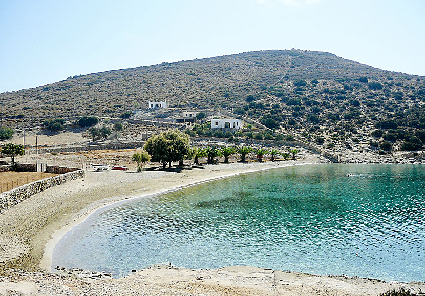 Naxos bästa stränder. Panormos beach.