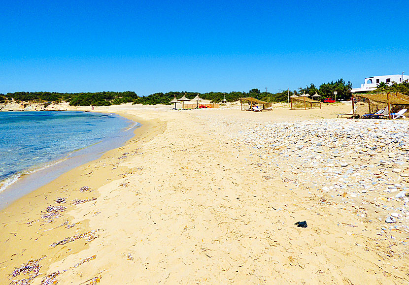 Pyrgaki beach på Naxos.