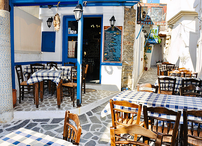 Restaurant Metaxi Mas i Naxos stad.