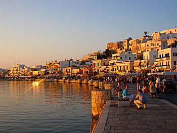 Byn Chora på Naxos.