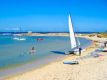 Laguna bech på Naxos.