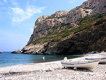 Lionas beach på Naxos.