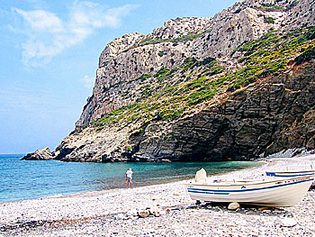 Lionas beach på Naxos.