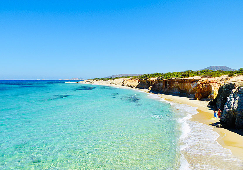 Hawaii beach i Aliko på Naxos i Grekland.