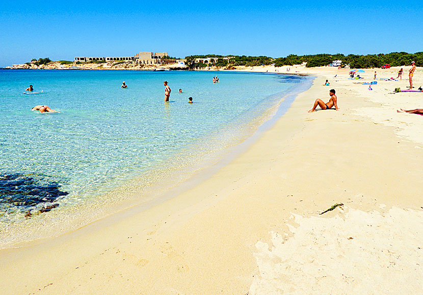 Naxos bästa stränder. Aliko beach.