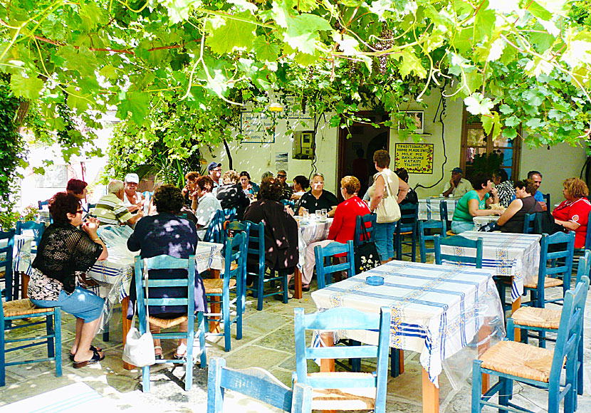 Taverna i Chalki. Naxos.