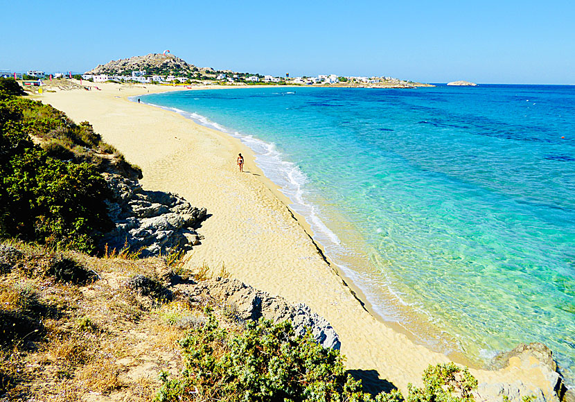 Mikri Vigla beach. Naxos. Kreikka.