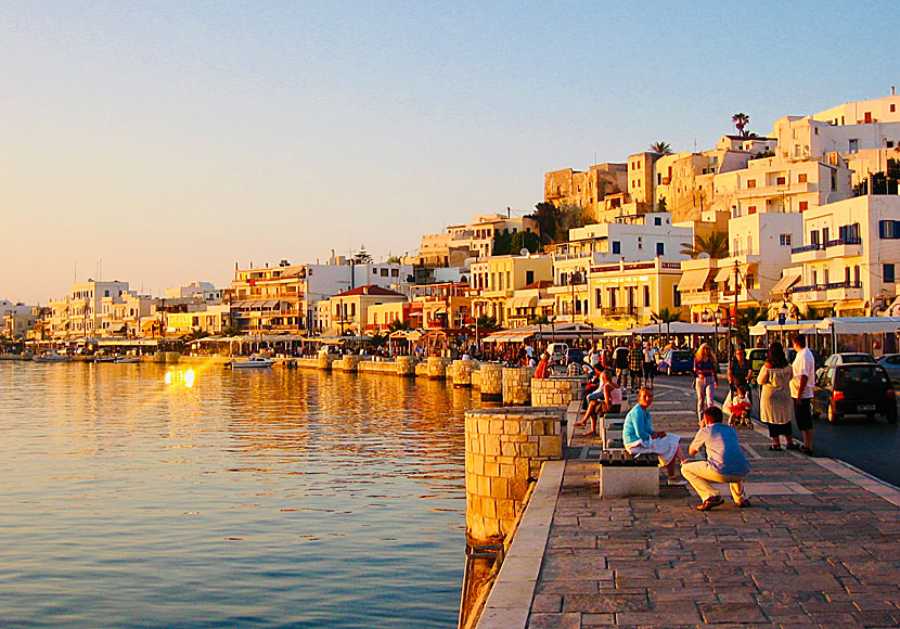 Naxos stad. Chora.