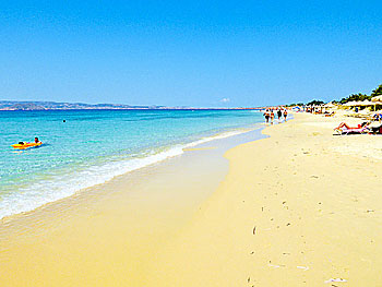 Maragas och Plaka beach på Naxos.