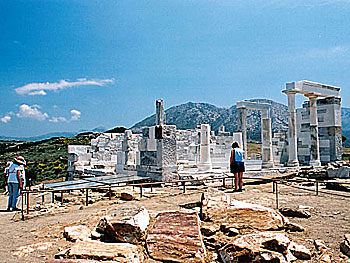 Tempel of Demeter på Naxos.