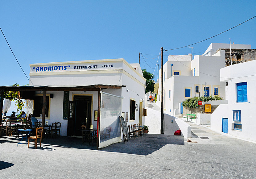 Taverna Andriotis Meating i Nikia på Nisyros.