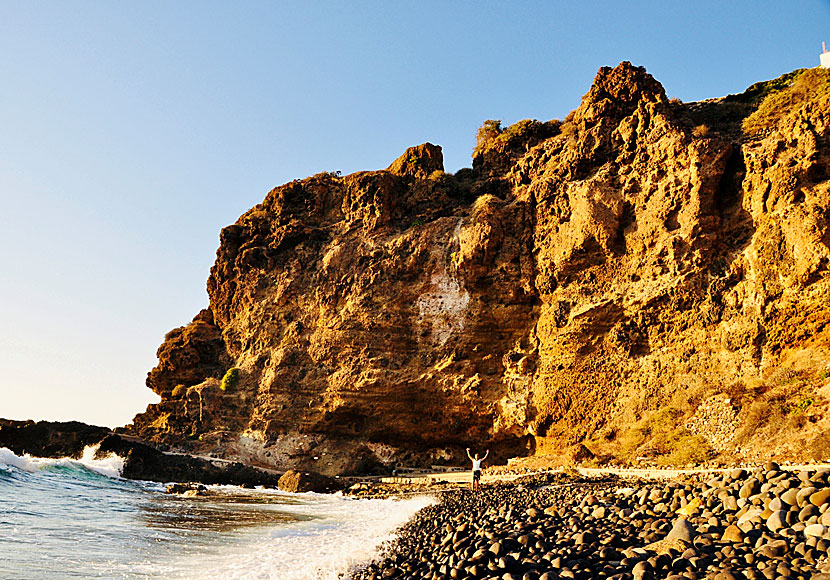 Hohlaki beach. Nisyros. Grekland