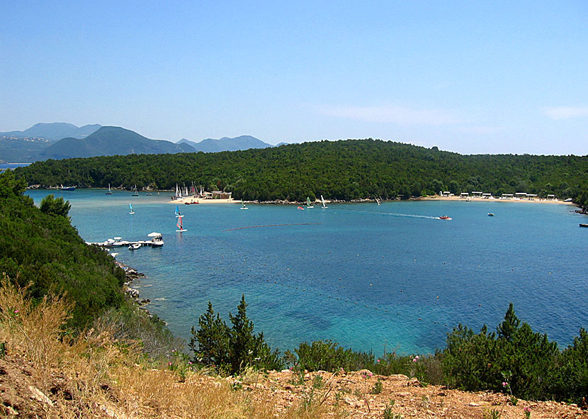 Bella Vraka beach i Sivota norr om Parga.