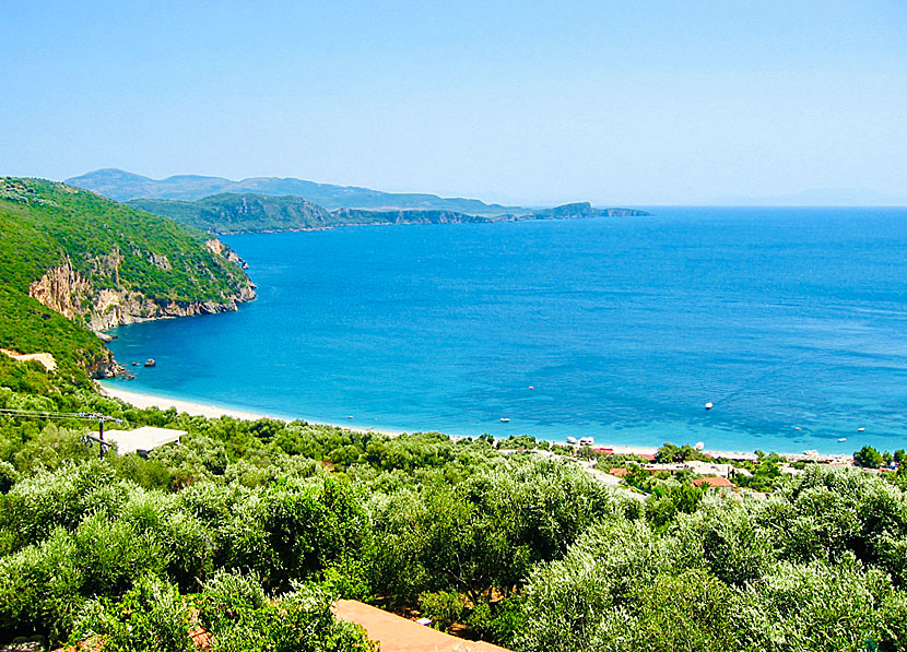 Lichnos beach söder om Parga.