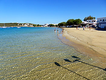 Aliki beach på Paros.  